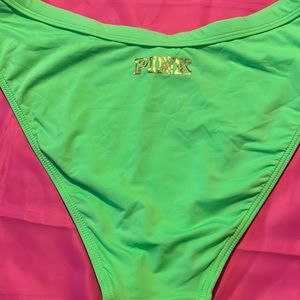 Victoria’s Secret PINK Neon Green Bikini Bottom